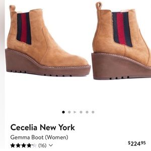 Cecelia New York Gemma Suede Boots In Camel. NIB. Sz 6.5, 8.5, 9